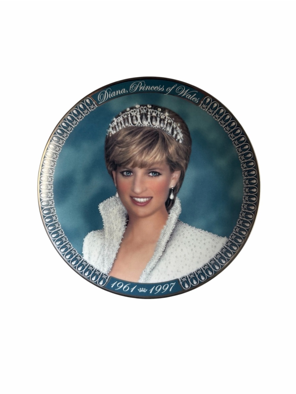Princess Diana Tribute Porcelain Plate - Franklin Mint Limited Edition